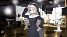 Sister Cleaire Clocking Out GIF - Sister Cleaire Clocking Out 退勤 GIFs