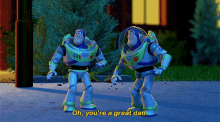 Toy Story Buzz Lightyear GIF - Toy Story Buzz Lightyear Oh Youre A Great Dad GIFs