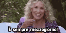 Antonella Clerici Mezzogiorno GIF - Antonella Clerici Mezzogiorno E Sempre Mezzogiorno GIFs