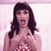 Katy Perry Devil Horns GIF - Katy Perry Devil Horns Tongue Out GIFs