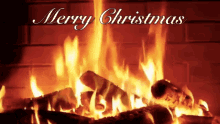 Merry Christmas Yule Log GIF - Merry Christmas Yule Log Happy Holidays GIFs