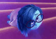 Inside Out Sadness GIF - Inside Out Sadness Faceplant GIFs