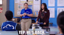 Superstore Amy Sosa GIF - Superstore Amy Sosa Yep Hes Back GIFs