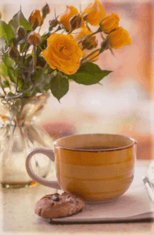 Morning Tea GIF - Morning Tea Cookie GIFs
