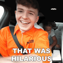 That Was Hilarious Adam Beales GIF - That Was Hilarious Adam Beales Adam B GIFs