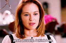 Greys Anatomy April Kepner GIF - Greys Anatomy April Kepner Yeah Actually I Think I Am GIFs