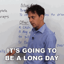 Its Going To Be A Long Day Benjamin GIF - Its Going To Be A Long Day Benjamin Engvid GIFs