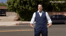 Rob Riggle Hit By Car GIF