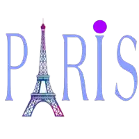 a drawing of the eiffel tower with the word paris