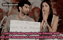 Cant Tell Whowants To Be Friendscan T Tell Who Wants To Be Friends Withme Just Becauseof Howgood-looking Lam..Gif GIF