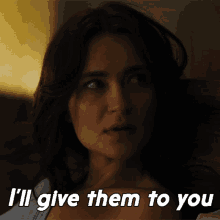 Ill Give Them To You Vera Sunter GIF - Ill Give Them To You Vera Sunter Mayor Of Kingstown GIFs