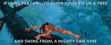Tarzan Slide GIF - Tarzan Slide Tree GIFs