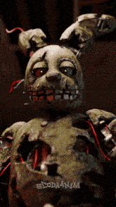 a statue of a bunny with the name blooda4njm written on the bottom