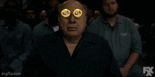 a man says i get it in front of a crowd of people