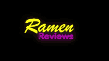 a neon sign that says " ramen reviews " on it