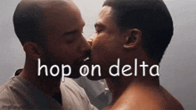 Project Delta Hop On GIF - Project Delta Hop On Men Kissing GIFs