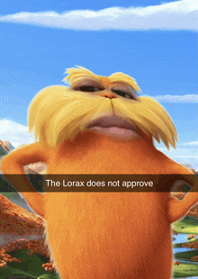 a picture of the lorax from the looney tunes movie