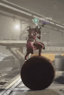 a screenshot of a video game with the number 9 on the top