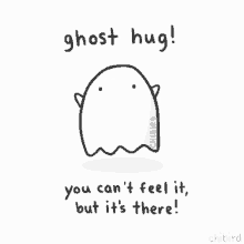 Ghost Ghost Hug GIF - Ghost Ghost Hug Hug GIFs