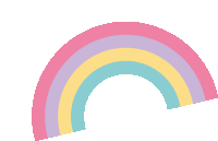 Rainbow Corolle Sticker - Rainbow Corolle Arc En Ciel Stickers