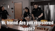 Station 19 Vic Hughes GIF - Station 19 Vic Hughes Registered To Vote GIFs