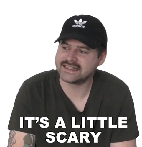 Its A Little Scary Jared Dines Sticker - Its A Little Scary Jared Dines Kinda Scary Stickers
