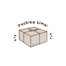 packing aesthetic