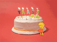 Yaass Cake GIF - Yaass Cake The Simpsons GIFs