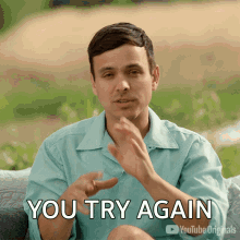 You Try Again Mitch Moffit GIF - You Try Again Mitch Moffit Shut It Off Asap GIFs