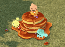 Mabinogi Pancakes GIF - Mabinogi Pancakes Monster GIFs