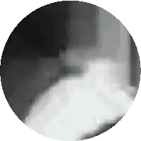 a black and white image of a circle with a white circle in the middle