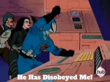 Gi Joe Cobra Commander GIF - Gi Joe Cobra Commander He Has Disobeyed Me GIFs