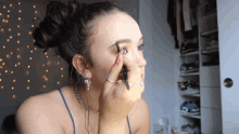 Makeup Fiona Frills GIF - Makeup Fiona Frills Eyebrows GIFs