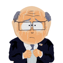 snuffle mr garrison south park blowing nose crying