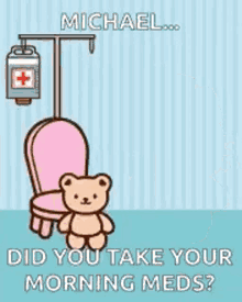 Hello Kitty Michael GIF - Hello Kitty Michael Did You Take Your Morning Meds GIFs