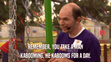 parks and rec kaboom paul scheer take a man kabooming he kabooms for a day
