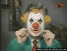 Clown Mask Reveal GIF