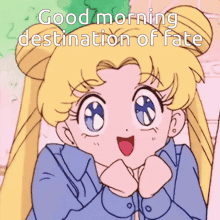 Good Morning Destination Of Fate GIF - Good Morning Destination Of Fate GIFs