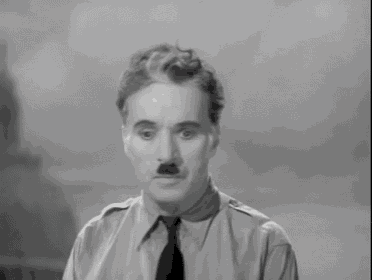 You'Re A Good Man, Charlie Chaplin. GIF - The Great Dictator Charlie Chaplin Speech GIFs