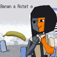 Ei Banana Rotat E GIF
