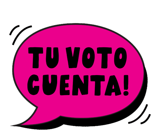 Tu Voto Cuenta Your Vote Counts Sticker - Tu Voto Cuenta Your Vote Counts Latinx Votes Stickers