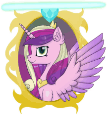 princess cadance my little pony friendship is magic mlp transform mirror