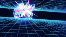 a computer generated image of a glowing sphere