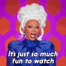 Its Just So Much Fun To Watch Rupaul GIF - Its Just So Much Fun To Watch Rupaul Rupauls Drag Race All Stars GIFs