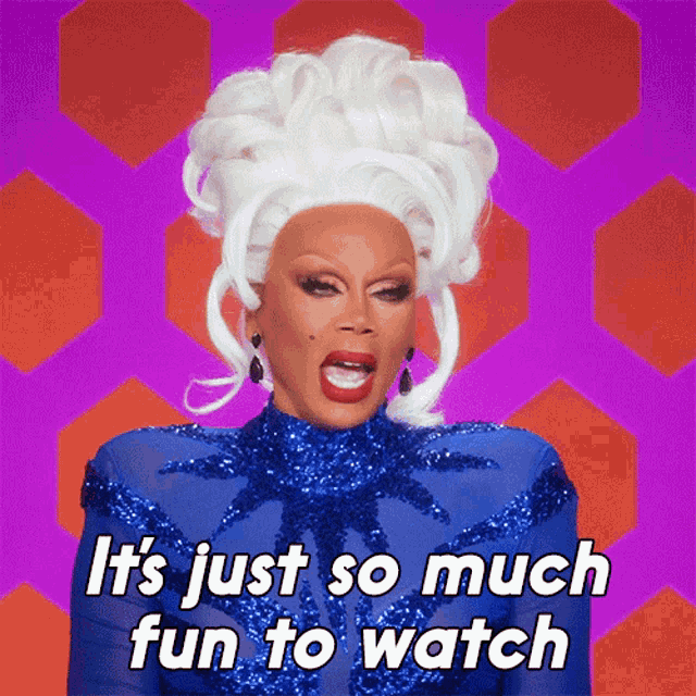 Its Just So Much Fun To Watch Rupaul GIF - Its Just So Much Fun To Watch Rupaul Rupauls Drag Race All Stars GIFs