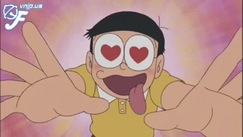 Love Doraemon GIF - Love Doraemon Heart Eyes - Discover & Share GIFs