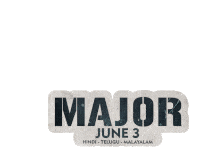 Major Major The Film Sticker - Major Major The Film Sandeep Unnikrishnan Stickers