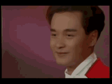 Leslie Cheung In Red Leslie Cheung Will You Remember Me GIF - Leslie Cheung In Red Leslie Cheung Will You Remember Me Singing GIFs