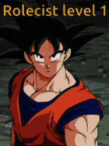 a picture of a cartoon character with the words rolecist level 1