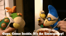 Sml Bowser Junior GIF - Sml Bowser Junior Guys Come Inside Its An Emergency GIFs